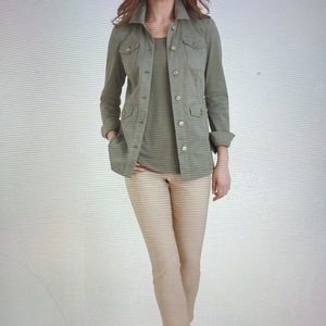 Chico’s sateen  utility jacket